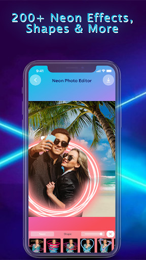 Run android online APK Neon Photo Editor : Spirals, Wings, Frames Effects from MyAndroid or emulate Neon Photo Editor : Spirals, Wings, Frames Effects using MyAndroid