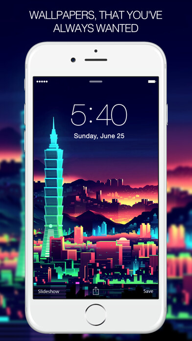 Emulate iPhone app Neon Pictures – Neon Wallpapers & Neon Backgrounds using MyAndroid