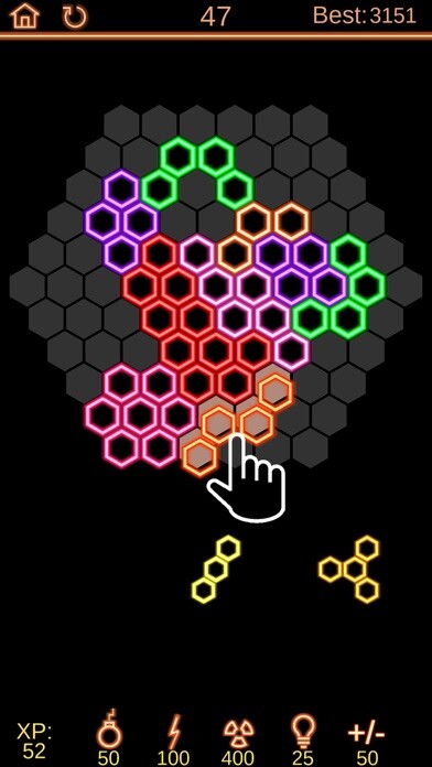 Emulate iPhone app Neon Poly - Hexa Puzzle Game using MyAndroid Emulate iPhone app Neon Poly - Hexa Puzzle Game using MyAndroid