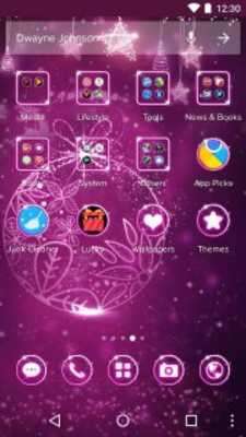 Emulate Android APK Neon Purple Flower Theme Emulate Android APK Neon Purple Flower Theme