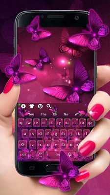 Emulate Android APK Neon Purple Green Butterfly Keyboard Emulate Android APK Neon Purple Green Butterfly Keyboard