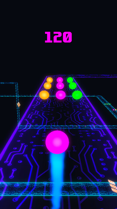 Emulate iPhone app Neon Road using MyAndroid