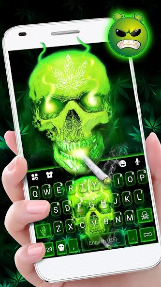 Run android online APK Neon Skull 2 Keyboard Theme from MyAndroid or emulate Neon Skull 2 Keyboard Theme using MyAndroid