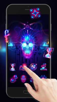 Emulate Android APK Neon Skull Emulate Android APK Neon Skull