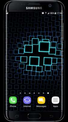 Emulate Android APK Neon Squares Parallax Particles 3D Live Wallpaper