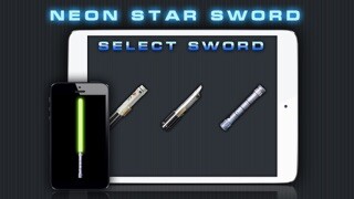 Emulate iPhone app Neon Star Sword using MyAndroid
