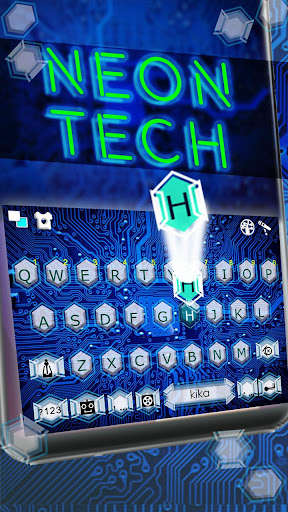 Run android online APK Neon Tech Keyboard Theme from MyAndroid or emulate Neon Tech Keyboard Theme using MyAndroid