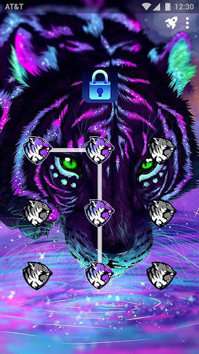 Run android online APK Neon Tiger - App Lock Master Theme from MyAndroid or emulate Neon Tiger - App Lock Master Theme using MyAndroid