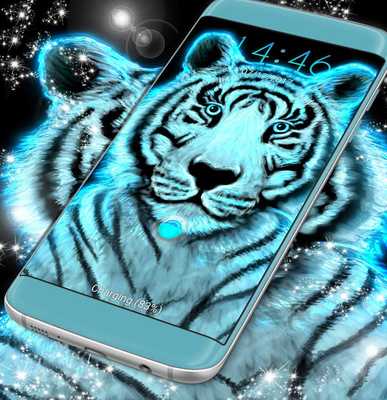 Emulate Android APK Neon Tiger Locker Theme