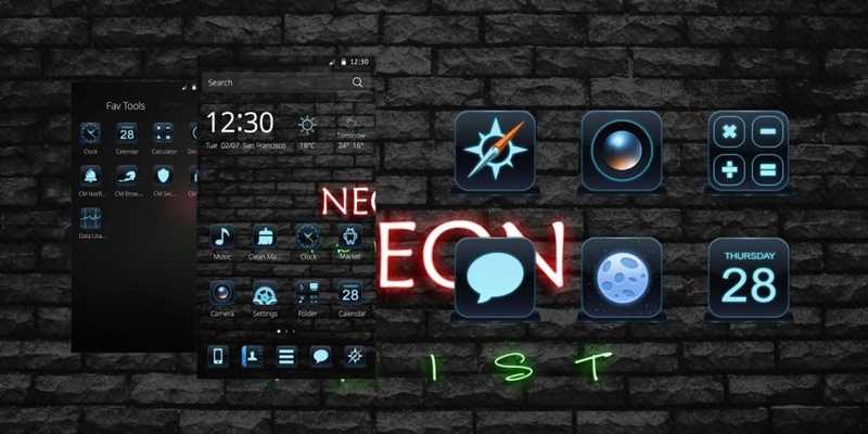 Emulate Android APK Neon Twist Theme