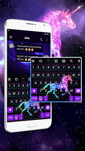 Emulate Android APK Neon Unicorn Emoji Keyboard Emulate Android APK Neon Unicorn Emoji Keyboard