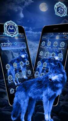 Emulate Android APK Neon Vivid Wolf Theme Emulate Android APK Neon Vivid Wolf Theme