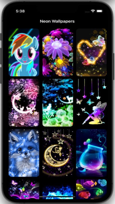 Emulate iPhone app Neon Wallpapers HD Pro using MyAndroid Emulate iPhone app Neon Wallpapers HD Pro using MyAndroid