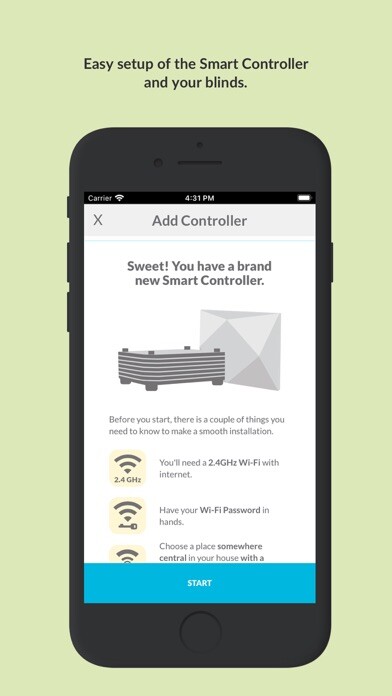 Emulate iPhone app Neo Smart Blinds using MyAndroid