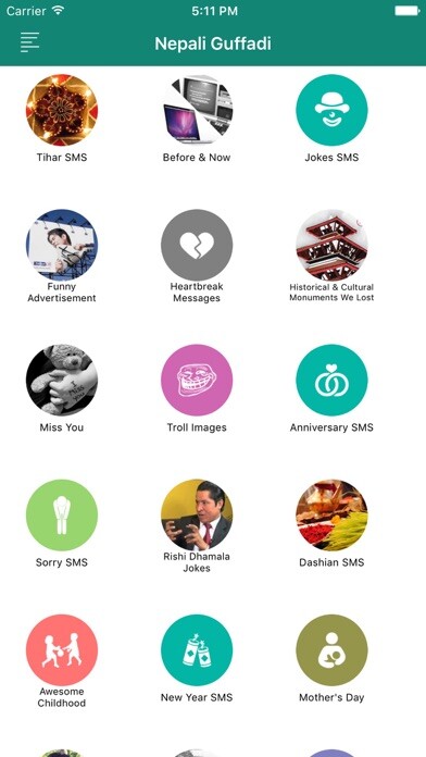 Emulate iPhone app Nepali Guffadi using MyAndroid