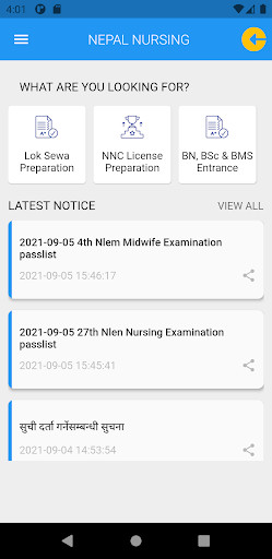 Run android online APK Nepal Nursing Exams Preparation from MyAndroid or emulate Nepal Nursing Exams Preparation using MyAndroid