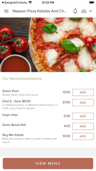 Emulate iPhone app Nepean PizzaKebabsAndCharcoals using MyAndroid Emulate iPhone app Nepean PizzaKebabsAndCharcoals using MyAndroid
