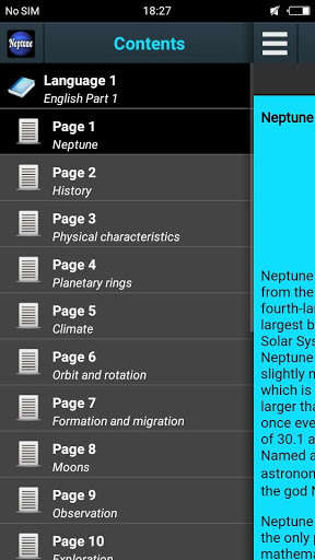 Run android online APK Neptune Ebook from MyAndroid or emulate Neptune Ebook using MyAndroid