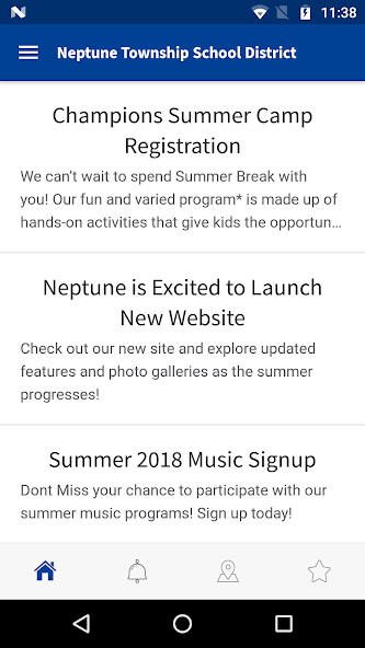Run android online APK Neptune Township Schools from MyAndroid or emulate Neptune Township Schools using MyAndroid