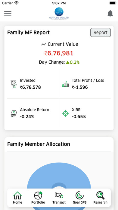 Emulate iPhone app Neptune Wealth using MyAndroid Emulate iPhone app Neptune Wealth using MyAndroid