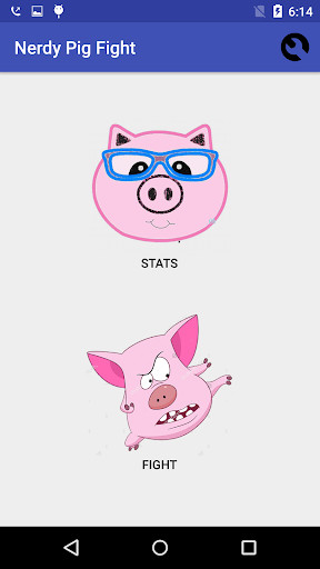 Run android online APK Nerdy Pig Fight from MyAndroid or emulate Nerdy Pig Fight using MyAndroid