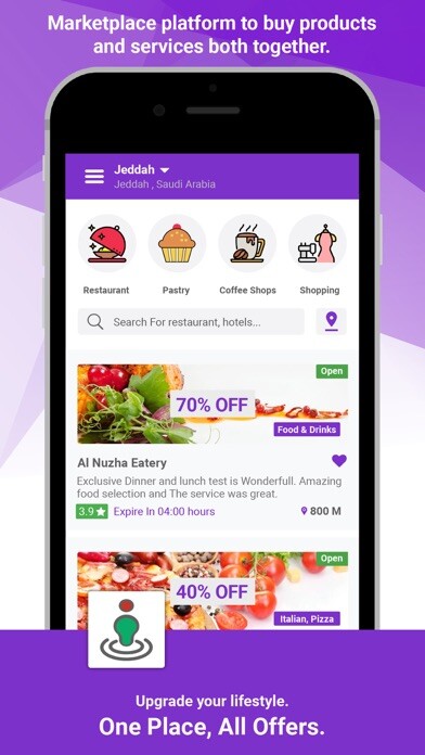 Emulate iPhone app Nesbaty - Offers for you using MyAndroid