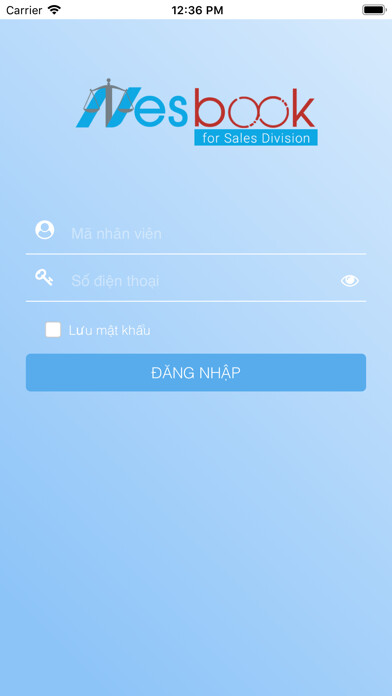 Emulate iPhone app Nesbook for Sales Division using MyAndroid