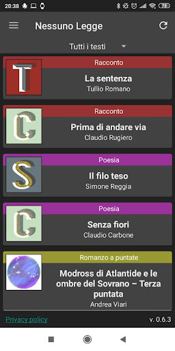 Run android online APK Nessuno Legge from MyAndroid or emulate Nessuno Legge using MyAndroid Run android online APK Nessuno Legge from MyAndroid or emulate Nessuno Legge using MyAndroid