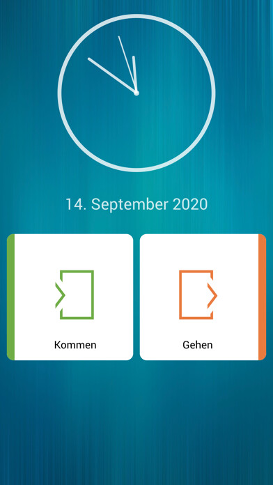 Emulate iPhone app Nesto Zeiterfassung using MyAndroid