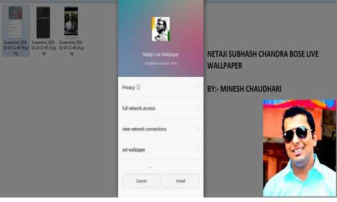 Emulate Android APK Netaji Live Wallpaper Emulate Android APK Netaji Live Wallpaper