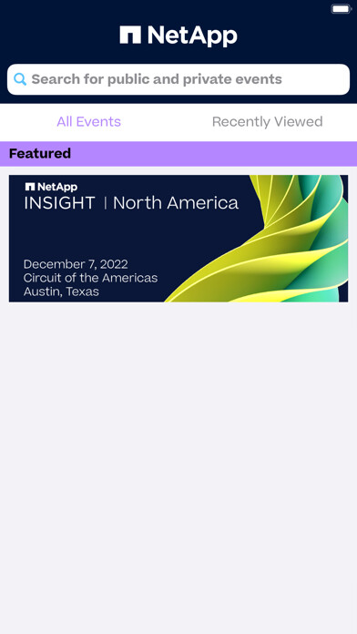 Emulate iPhone app NetApp Events using MyAndroid