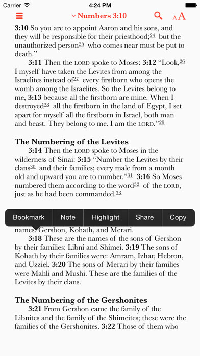 Emulate iPhone app NET Bible (Formerly Lumina) using MyAndroid