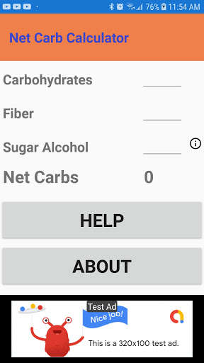 Run android online APK Net Carb Calculator from MyAndroid or emulate Net Carb Calculator using MyAndroid