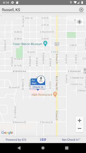 Run android online APK Net Check In - Russell Regional Hospital from MyAndroid or emulate Net Check In - Russell Regional Hospital using MyAndroid