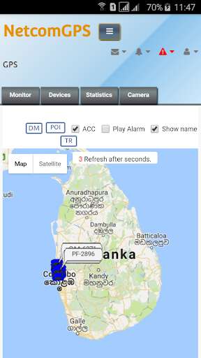 Run android online APK Netcom GPS from MyAndroid or emulate Netcom GPS using MyAndroid