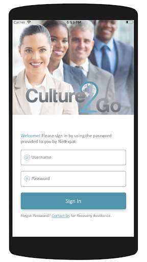 Emulate Android APK NetExpat Cross-Cultural Consultant App