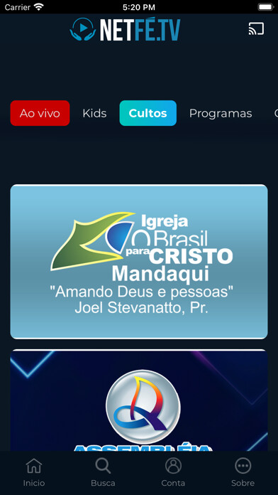 Emulate iPhone app NetFé.TV using MyAndroid Emulate iPhone app NetFé.TV using MyAndroid