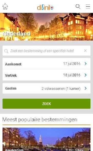 Run android online APK Netherlands Hotel from MyAndroid or emulate Netherlands Hotel using MyAndroid