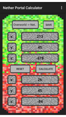 Emulate Android APK Nether Portal Calculator Emulate Android APK Nether Portal Calculator