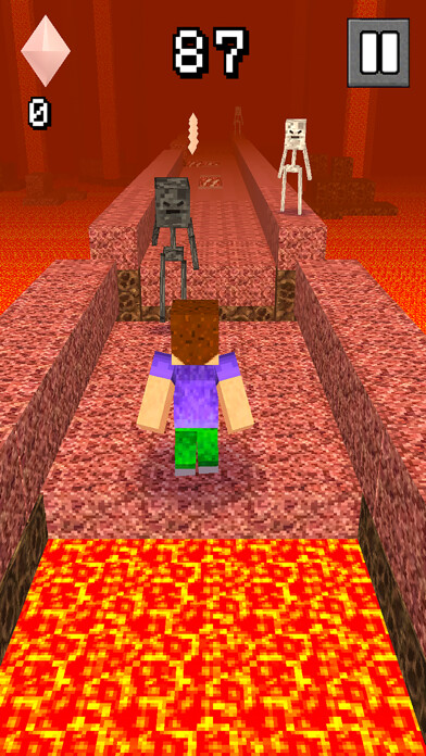 Emulate iPhone app Nether Run using MyAndroid