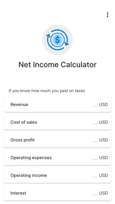 Emulate iPhone app Net Income Calculator - CalCon using MyAndroid Emulate iPhone app Net Income Calculator - CalCon using MyAndroid