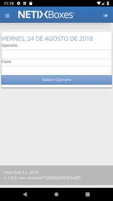 Emulate Android APK Netix Cloud Fichajes