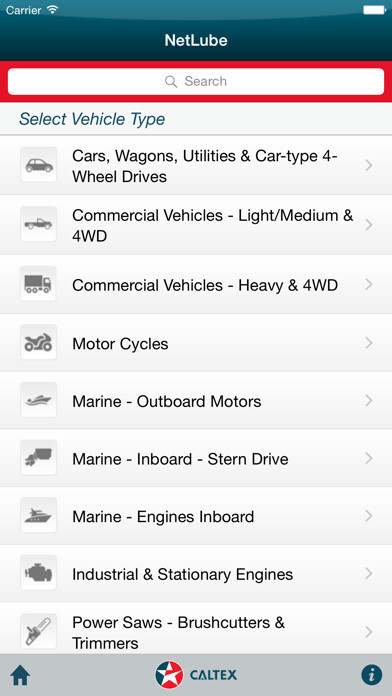 Emulate iPhone app NetLube Caltex New Zealand using MyAndroid