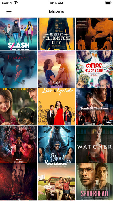 Emulate iPhone app Netninja movies box using MyAndroid