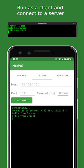 Run android online APK NetPal - netcat for Android from MyAndroid or emulate NetPal - netcat for Android using MyAndroid