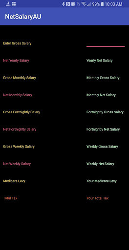 Run android online APK Net Salary Calculator Australia from MyAndroid or emulate Net Salary Calculator Australia using MyAndroid