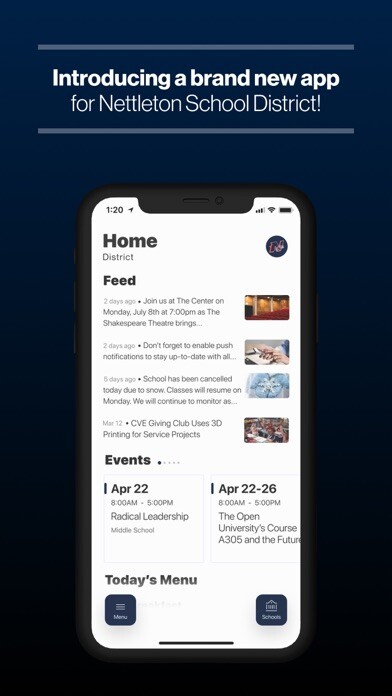 Emulate iPhone app Nettleton School District using MyAndroid Emulate iPhone app Nettleton School District using MyAndroid