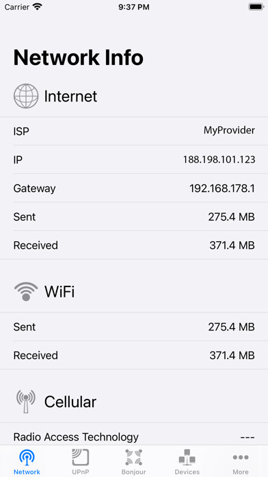 Emulate iPhone app NetTools Pro using MyAndroid Emulate iPhone app NetTools Pro using MyAndroid