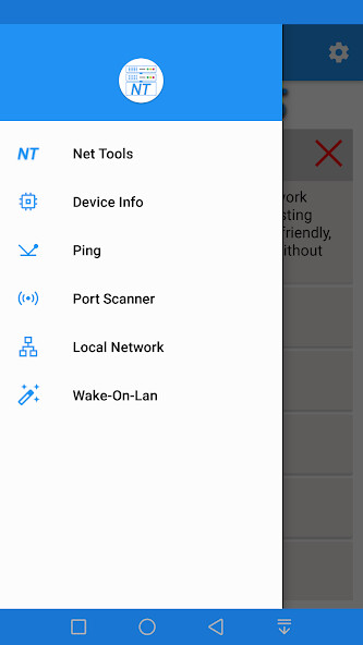 Emulate Net Tools from MyAndroid or run Net Tools using MyAndroid