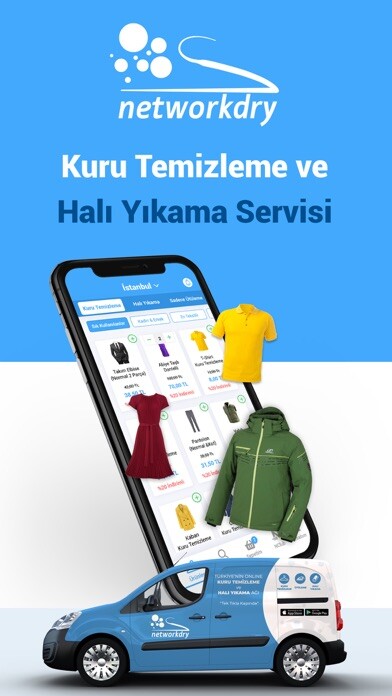 Emulate iPhone app Networkdry Kuru Temizleme using MyAndroid